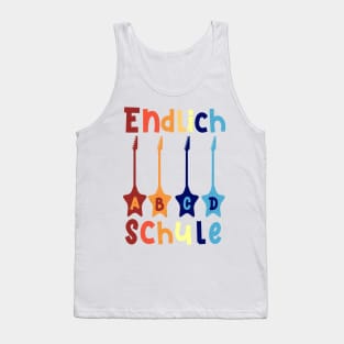 Endlich Schule Rockgitarre ABCD T shirt Tank Top